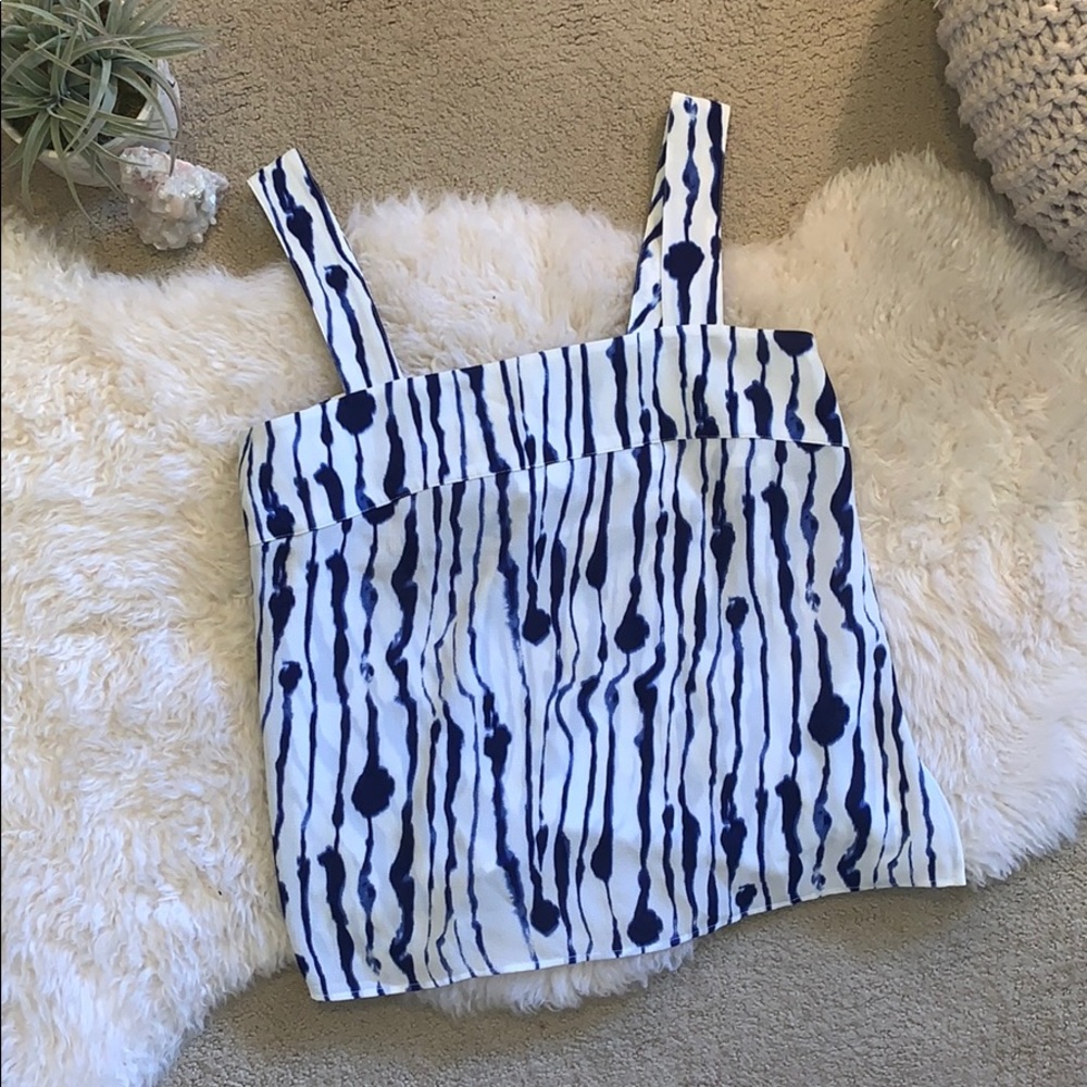 H&M Watercolor Print Top